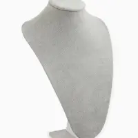 Бюст для украшений QF, 23&times;17&times;35 см, h=35 см, серый