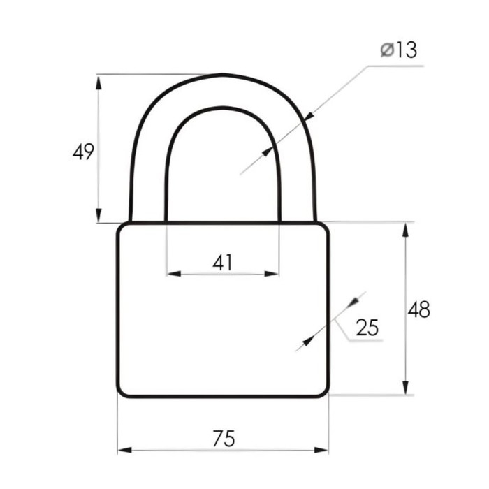 Замок навесной №80 Замок навесной №80