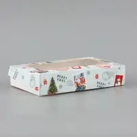 Коробка подарочная, складная 20&times;12&times;4 см &laquo;Новогодняя почта&raquo;