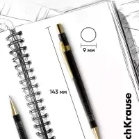 Карандаш механический 0.5 мм ErichKrause Black Pointer Gold HB