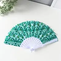 Веер пластик, текстиль "Шёлковый путь" МИКС 23 см Веер пластик, текстиль "Шёлковый путь" МИКС 23 см