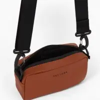 Сумка женская кросс-боди TEXTURA на молнии, 19&times;6&times;10.5 см, рыжая