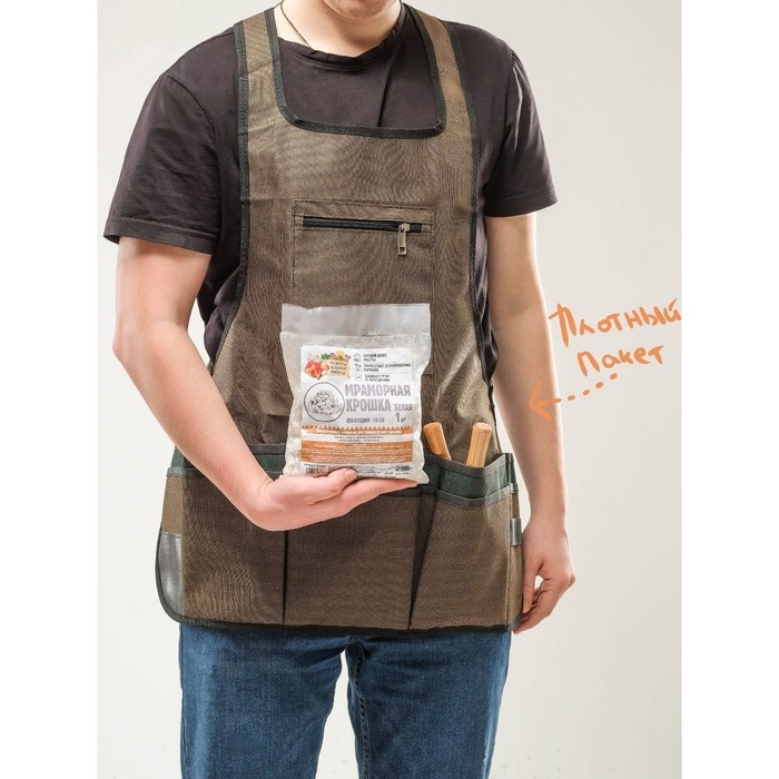 Мраморная крошка  Мраморная крошка "Рецепты Дедушки Никиты", отборная, белая, фр 10-20 мм , 1 кг