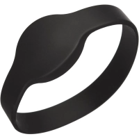 Браслет доступа (RFID-браслет) Bigtech Temic перез.HID-Prox.EM-Marine,(чер)