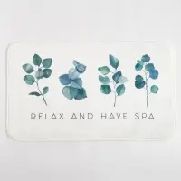 Коврик для ванной &laquo;Этель. Эвкалипт&raquo;, 80&times;50 см, велюр