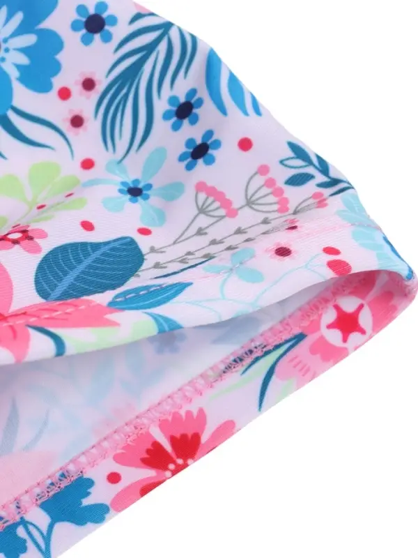 Шапочка для плавания детская ONLYTOP Swim &laquo;Цветочный мир&raquo;, тканевая, обхват 46-52 см