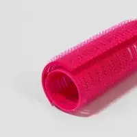 Бигуди для чёлки, с зажимом, d=3.5 см, 11 см, розовые