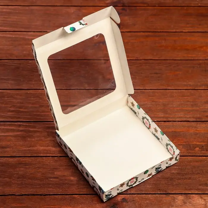 Коробка самосборная «Праздничный гость», 16×16×3 см