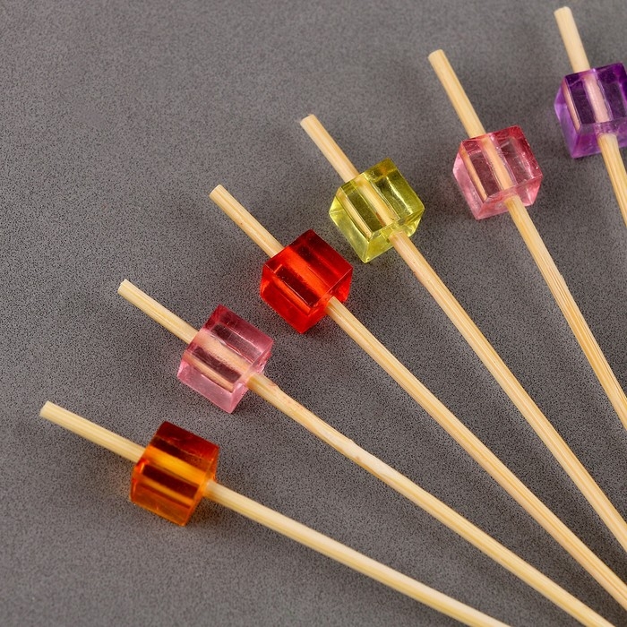 Шпажки «Кубики», в наборе 12 шт. Шпажки «Кубики», в наборе 12 шт.