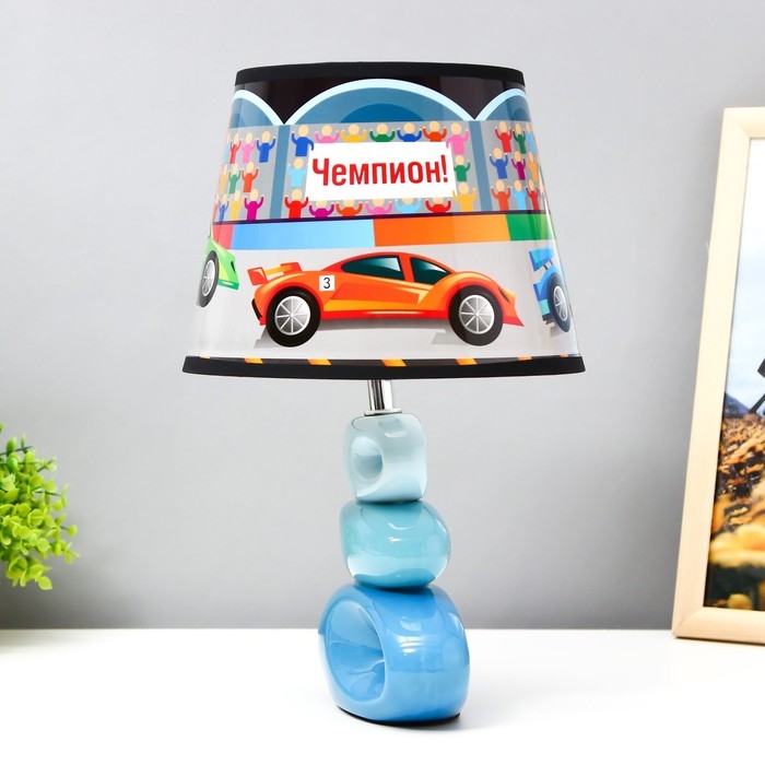 Настольная лампа  Настольная лампа "Тачки" Е14 15Вт 25х25х38 см RISALUX