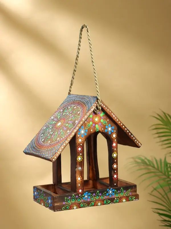 Подвесной декор &laquo;Кормушка для птиц&raquo;, 14&times;26&times;26 см, дерево