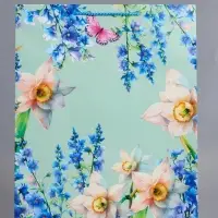 Пакет подарочный "Цветочная радость", ламинированный, 33 х 42,5 х 10 см