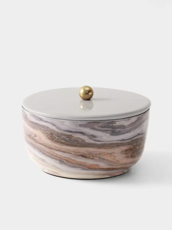 Конфетница с крышкой &laquo;Халва&raquo;, 14&times;14&times;9 см