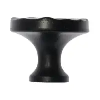 Ручка кнопка CAPPIO RK001, d=32 мм, чёрная, набор 10 шт.