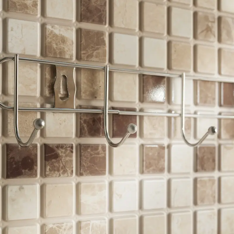 Вешалка настенная тм VETTA, 6 крючков, металл, 32,5х5х3,5см