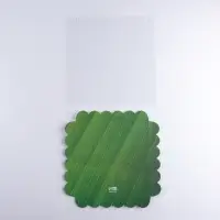 Коробка для печенья, кондитерская упаковка с PVC крышкой, &laquo;Эко&raquo;, 21 х 21 х 3 см