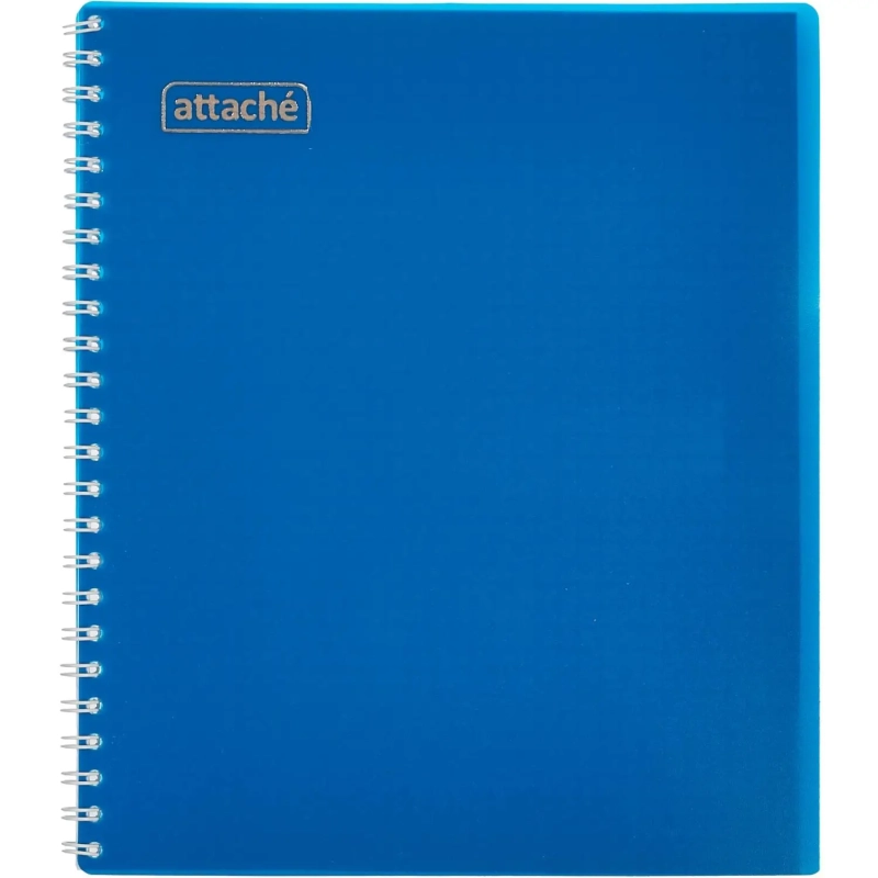 Тетрадь общая Attache 48л клетка А5, спираль, обложка Plastic