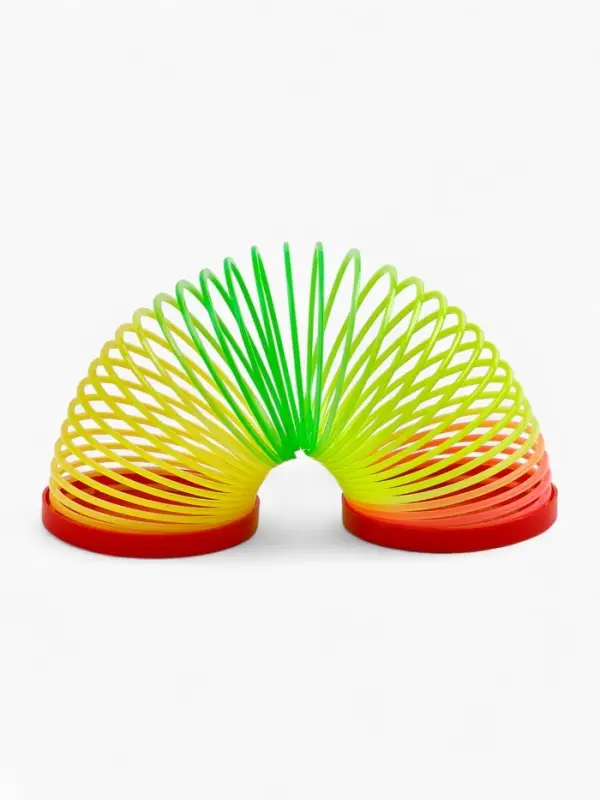 Funny toys Пружинка радуга "Новый год", цвета МИКС, d.-5см