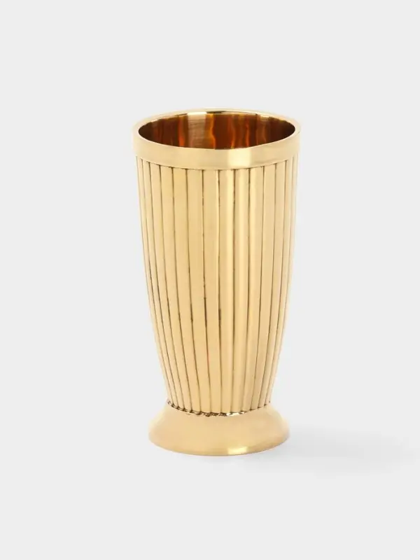 Стакан &laquo;Милк шейк&raquo;, 5.5&times;5.5&times;11 см, латунь