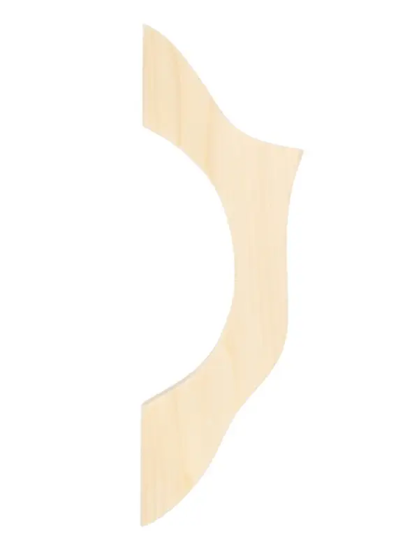 Ручка для бани и сауны, 27&times;8.5&times;3 см, деревянная