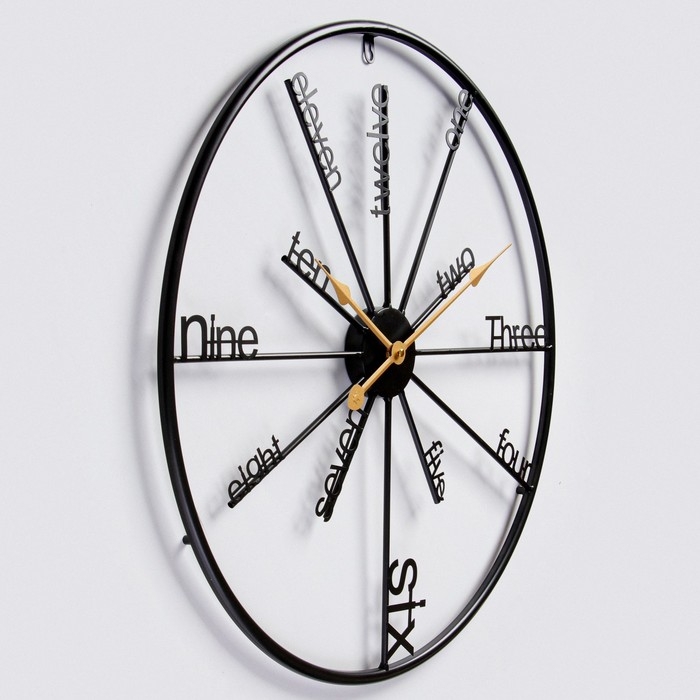 Часы настенные, серия: Лофт, Часы настенные, серия: Лофт, "Пул", бесшумные, d-59 см