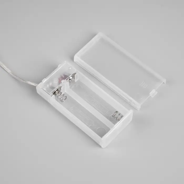 Светодиодная фигура &laquo;Снежинка красная&raquo; 39 см, 30 LED, от батареек AAx2, свечение тёплое белое