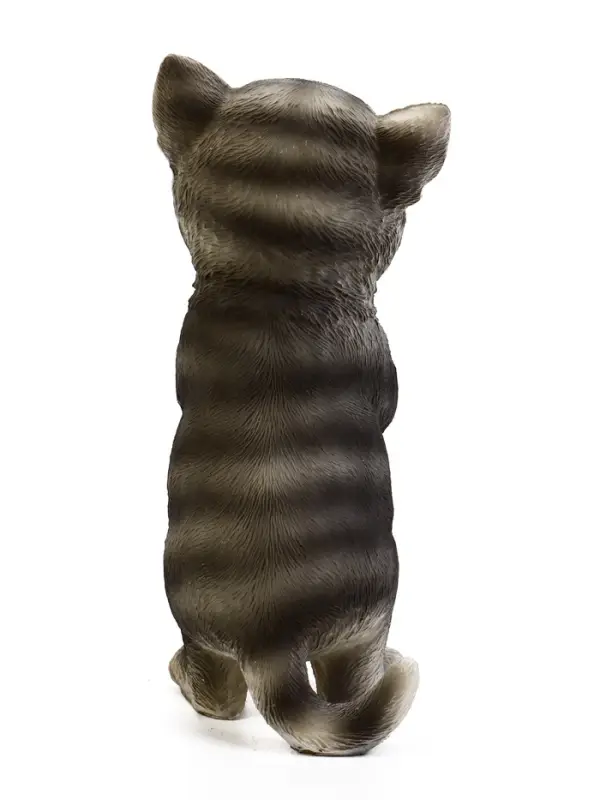 Садовая фигура из полистоуна &laquo;Котёнок с мороженым&raquo;, 19&times;11&times;7 см