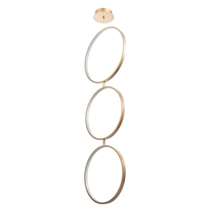 Светильник BayerLux "Трио" 3хLED 100Вт 3000-6000К золото 40х15х100 см