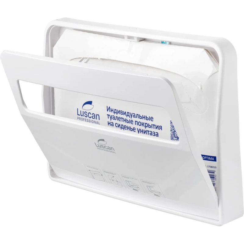 Диспенсер для покрытий на унитаз Luscan Prof Etalon белый VX781