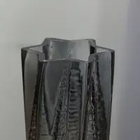 Ваза &laquo;Флоранс&raquo;, 25&times;11&times;9 см, стекло, серая