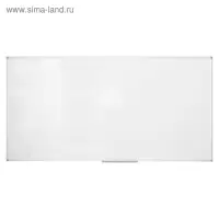 Доска магнитно-маркерная 120&times;240 см, Calligrata СТАНДАРТ, в алюминиевой рамке, с полочкой