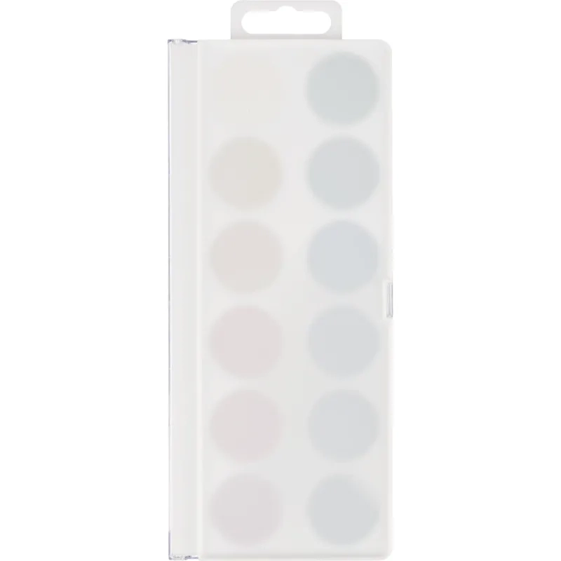 Краски акварельн. Луч Zoo(Мини) 12цв пласт уп б/кисти