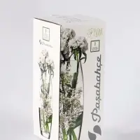 Ваза &laquo;Империал&raquo;, h=26 см, стекло, чёрная