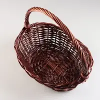 Набор корзин из 3 шт, 48x35xH13/18/40 см, 40x30xH12/16/35 см, 33x25xH10/14/29 см, ива