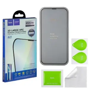 Защитное стекло для iPhone 13 Pro Max/14 Plus 3D Full Dustproof A31 HOCO