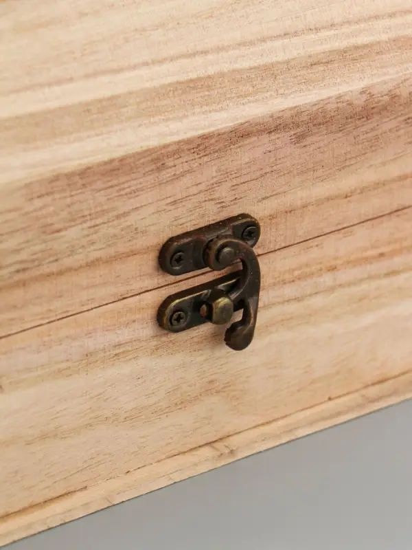 Шкатулка для росписи дерево &laquo;Сундук&raquo;, замок крючок, 18&times;12&times;12 см