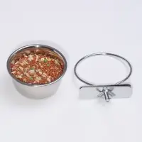 Кормушка для клетки, 150 мл, с креплением на винтах