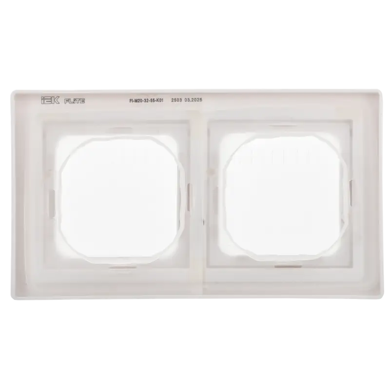 FLITE Рамка 2-местная IP55 Рпро-2-55-ФлБ белый IEK