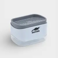 Дозатор для моющего средства с подставкой для губки Raccoon, губка в комплекте