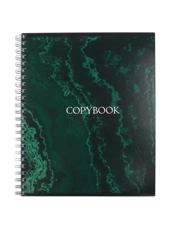 Компл тетр из 3шт 96л кл на гребне Мрамор зеленый на тёмном, мел карт, офсет (10296902)