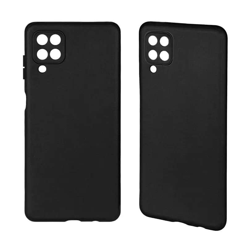 Чехол Samsung A12 4G TPU матовый черный Чехол Samsung A12 4G TPU матовый черный