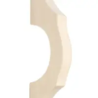 Ручка для бани и сауны, 19&times;8&times;3 см, деревянная