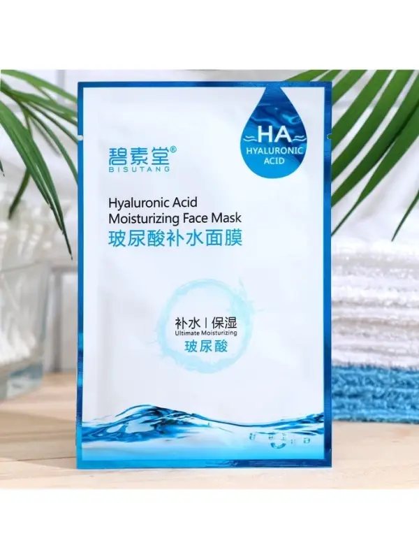 Тканевая маска для лица с гиалуроновой кислотой, увлажняющая Тканевая маска для лица с гиалуроновой кислотой, увлажняющая