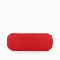 Футляр для очков на хлопушке, размер 16&times;5.8&times;3 см, красный