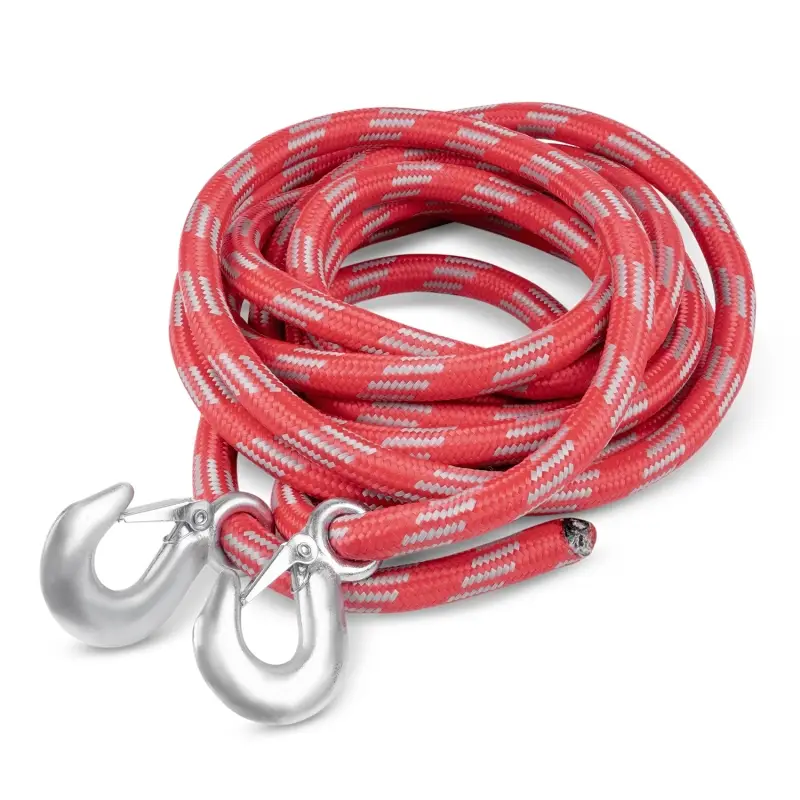 Трос буксировочный веревочный с крюками 10т 4,5м AVS BT-10 в сумке