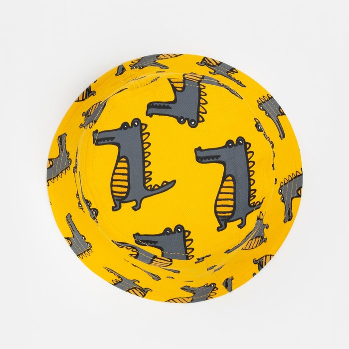 Панама детская MINAKU Панама детская MINAKU "Крокодилы", цвет жёлтый, р-р 52-54