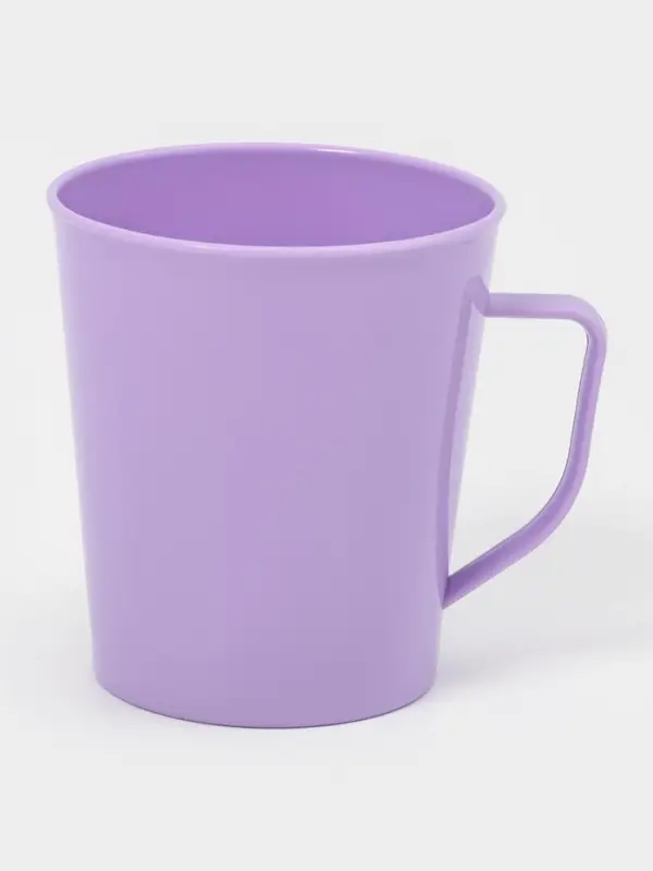 Кружка пластиковая ПластоС, 400 мл, МИКС