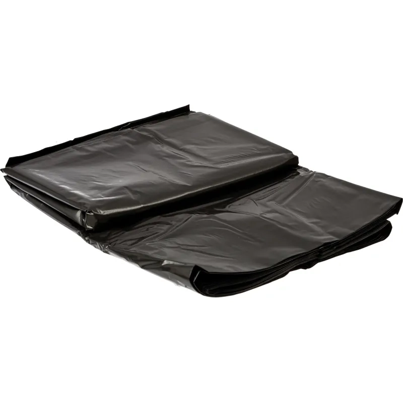 Мешки для мусора ПВД 200л 55мкм 10шт/уп черные 70х140см Luscan_СПБ