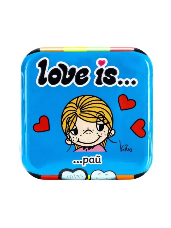 Конфеты освежающие Love is, в форме сердца, со вкусом мяты, 20 г