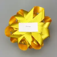 Подарочный Бант - звезда №10, для упаковки подарков, набор 6 шт. МИКС